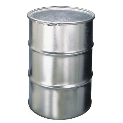 Beczka stalowa metalowa ocynkowana 200L zdejmowane wieko Beczka stalowa metalowa ocynkowana 200L zdejmowane wieko