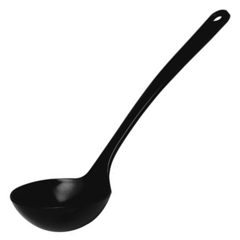 Chochelka do zup i sosów z melaminy czarna 0.14 l - Hendi 563755 Chochelka do zup i sosów z melaminy czarna 0.14 l - Hendi 563755