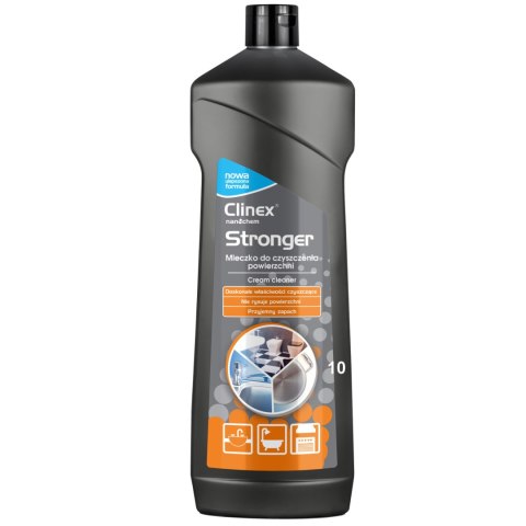 Mleczko do czyszczenia glazury stali urządzeń gastronomicznych CLINEX Stronger 750ML Mleczko do czyszczenia glazury stali urządzeń gastronomicznych CLINEX Stronger 750ML