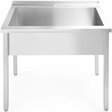 Basen zlew gastronomiczny jednokomorowy Budget Line STAL 800 x 600 x 850 cm - Hendi 811009 Basen zlew gastronomiczny jednokomorowy Budget Line STAL 800 x 600 x 850 cm - Hendi 811009