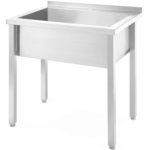 Basen zlew gastronomiczny jednokomorowy spawany Budget Line STAL 800 x 600 x 850 cm - Hendi 816707 Basen zlew gastronomiczny jednokomorowy spawany Budget Line STAL 800 x 600 x 850 cm - Hendi 816707