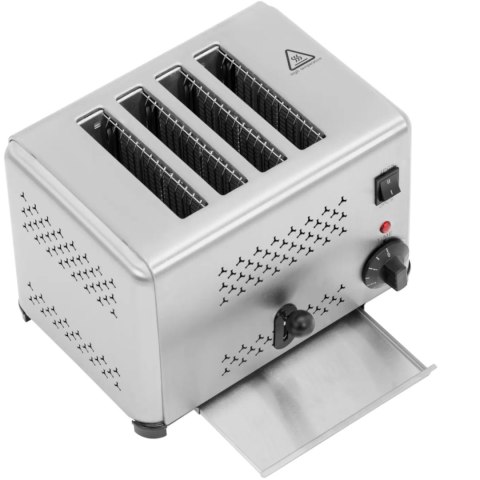 Toster opiekacz kanapkowy na 4 kromki grzanki 1800 W Toster opiekacz kanapkowy na 4 kromki grzanki 1800 W