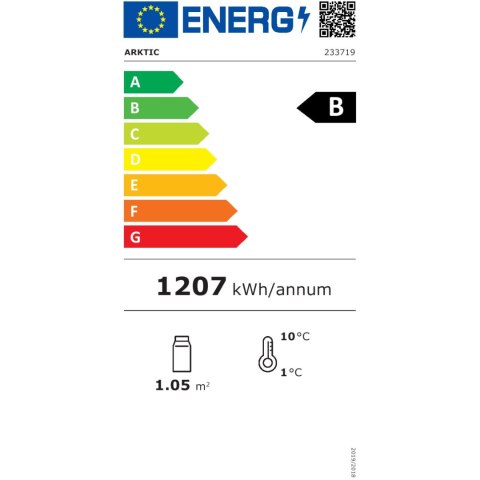 Witryna chłodnicza ekspozycyjna 160L 2 półki ARKTIC Hendi 233719 Witryna chłodnicza ekspozycyjna 160L 2 półki ARKTIC Hendi 233719