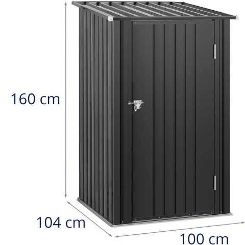 Domek składzik narzędziowy ogrodowy 104 x 160 x 100 cm Domek składzik narzędziowy ogrodowy 104 x 160 x 100 cm