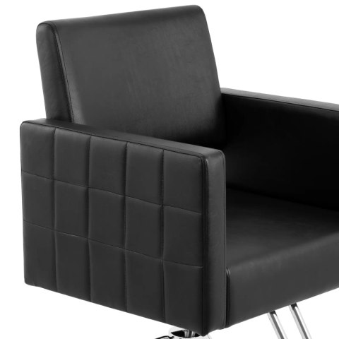 Fotel fryzjerski barberski kosmetyczny z podnóżkiem Physa RIBBLETON - czarny Fotel fryzjerski barberski kosmetyczny z podnóżkiem Physa RIBBLETON - czarny