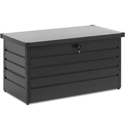 Skrzynia ogrodowa metalowa zamykana na klucz 120 x 62 x 63 cm Skrzynia ogrodowa metalowa zamykana na klucz 120 x 62 x 63 cm