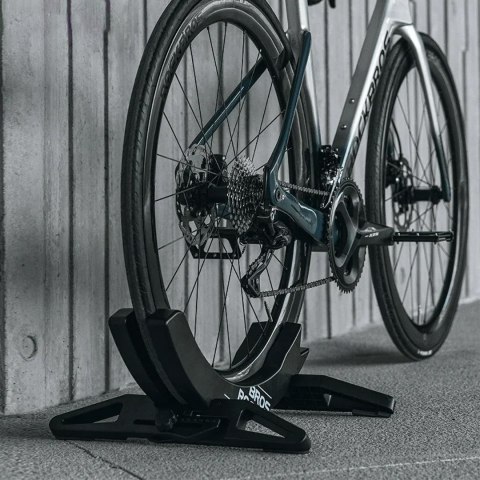 Stojak rowerowy pod koło oponę z regulacją szerokości 3 - 8 cm - czarny