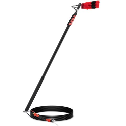 Szczotka teleskopowa z przyłączem wody do mycia okien paneli szer. 35 cm 175-720 cm Szczotka teleskopowa z przyłączem wody do mycia okien paneli szer. 35 cm 175-720 cm