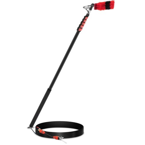 Szczotka teleskopowa z przyłączem wody do mycia okien paneli szer. 35 cm 185-900 cm Szczotka teleskopowa z przyłączem wody do mycia okien paneli szer. 35 cm 185-900 cm