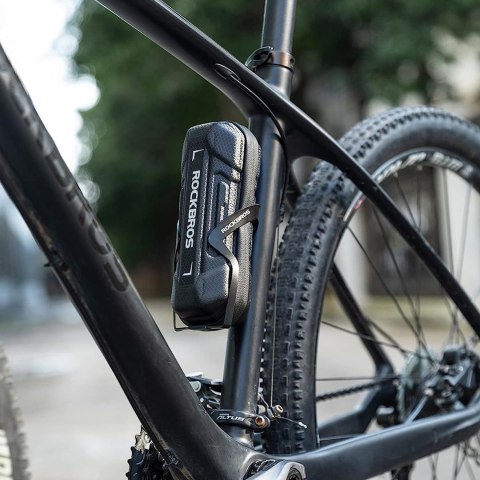 Torba rowerowa na narzędzia mocowana w uchwycie na bidon 0.65l - czarna