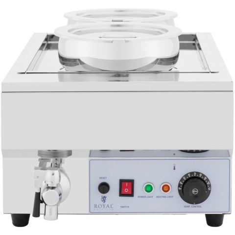 Bemar elektryczny podgrzewacz stacja do zupy fondue czekolady 1500 W 2 x 7 l