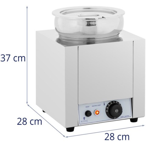 Bemar elektryczny podgrzewacz stacja do zupy fondue czekolady 500 W 7 l Bemar elektryczny podgrzewacz stacja do zupy fondue czekolady 500 W 7 l