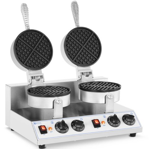 Gofrownica okrągła podwójna śr. gofra 185 mm 2600 W Gofrownica okrągła podwójna śr. gofra 185 mm 2600 W