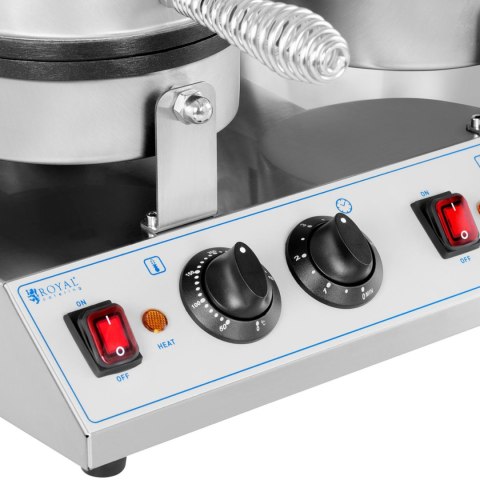 Gofrownica okrągła podwójna śr. gofra 185 mm 2600 W Gofrownica okrągła podwójna śr. gofra 185 mm 2600 W