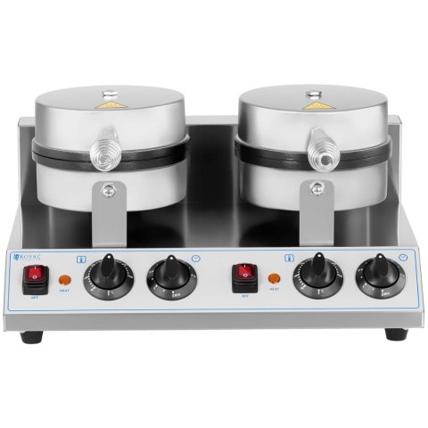 Gofrownica okrągła podwójna śr. gofra 185 mm 2600 W Gofrownica okrągła podwójna śr. gofra 185 mm 2600 W