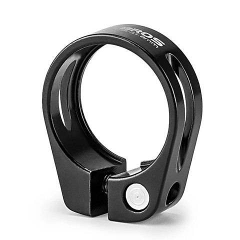 Obejma rowerowa zacisk do sztycy 27.2 i 28.6 mm pod siodełko na śrubę - czarna Obejma rowerowa zacisk do sztycy 27.2 i 28.6 mm pod siodełko na śrubę - czarna