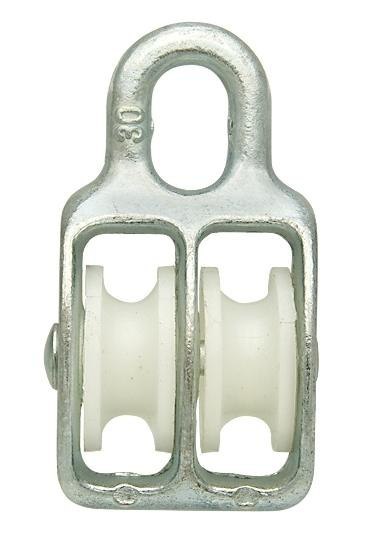BLOCZEK DO LIN STAŁY PODWÓJNY 20MM UN BLOCZEK DO LIN STAŁY PODWÓJNY 20MM UN