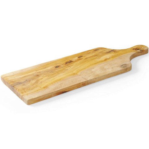 Deska do serwowania z drewna oliwnego z uchwytem 600 x 200 x 18 mm - Hendi 505267 Deska do serwowania z drewna oliwnego z uchwytem 600 x 200 x 18 mm - Hendi 505267