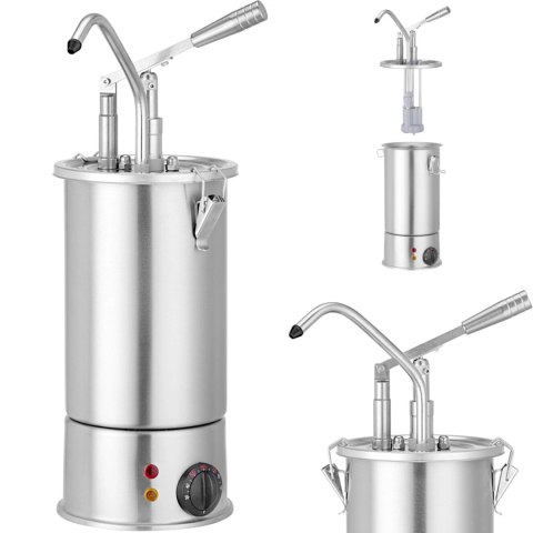 Podgrzewacz do sosów z dyspenserem pompką 3 l 900 W - Hendi 558126 Podgrzewacz do sosów z dyspenserem pompką 3 l 900 W - Hendi 558126