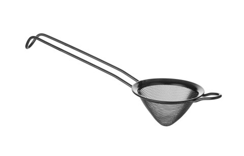 Sitko barmańskie stożkowe stalowe śr. 75 mm czarne Sitko barmańskie stożkowe stalowe śr. 75 mm czarne