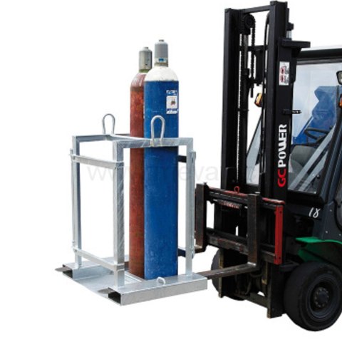 Paleta do transportu butli gazowych na 4 butle Paleta do transportu butli gazowych na 4 butle