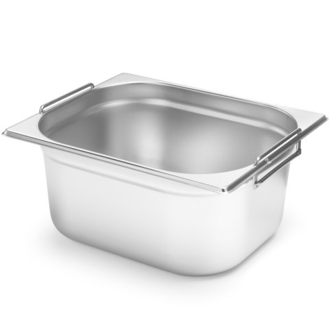 Pojemnik gastronomiczny GN 1/2 z chowanymi uchwytami 325x265x150mm 9.5L Hendi 817346 Pojemnik gastronomiczny GN 1/2 z chowanymi uchwytami 325x265x150mm 9.5L Hendi 817346