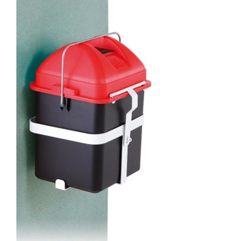 Uchwyt ścienny do pojemnika na zużyte baterie leki i odpady medyczne KCA BOX 20L Uchwyt ścienny do pojemnika na zużyte baterie leki i odpady medyczne KCA BOX 20L