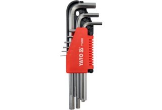 KLUCZE HEX ZESTAW 9-CZĘŚCIOWY 1,5-10MM YATO
