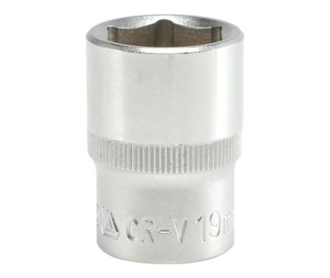 NASADKA KRÓTKA 6-KĄTNA CHROMOWANA 1/2'' 19MM YATO NASADKA KRÓTKA 6-KĄTNA CHROMOWANA 1/2'' 19MM YATO