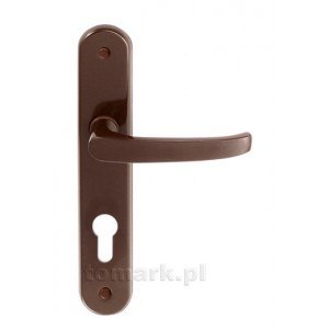 KLAMKA MALOWANA BRĄZOWA 72MM NA WKŁADKĘ UN