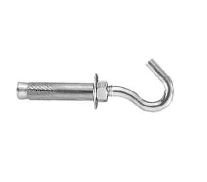 KOŁEK STALOWY HAK SUFITOWY 12*80MM M8 UN KOŁEK STALOWY HAK SUFITOWY 12*80MM M8 UN