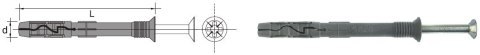 KOŁEK SZYBKI MONTAŻ 6*50MM UN KOŁEK SZYBKI MONTAŻ 6*50MM UN