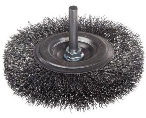 SZCZOTKA TARCZOWA DRUT STALOWY TRZPIEŃ 6MM FI80MM UN SZCZOTKA TARCZOWA DRUT STALOWY TRZPIEŃ 6MM FI80MM UN