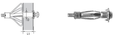 KOŁEK STALOWY MOLLY 4*32MM UN KOŁEK STALOWY MOLLY 4*32MM UN