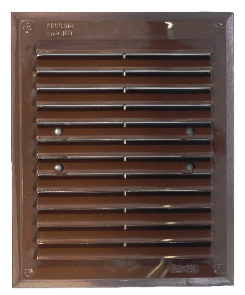 KRATKA WENTYLACYJNA Z SIATKĄ 175*215MM BRĄZOWA UN KRATKA WENTYLACYJNA Z SIATKĄ 175*215MM BRĄZOWA UN