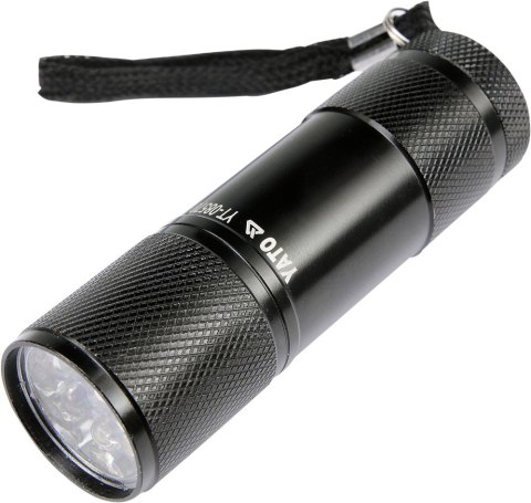 LATARKA ALUMINIOWA, 9LED, CZARNA YATO LATARKA ALUMINIOWA, 9LED, CZARNA YATO