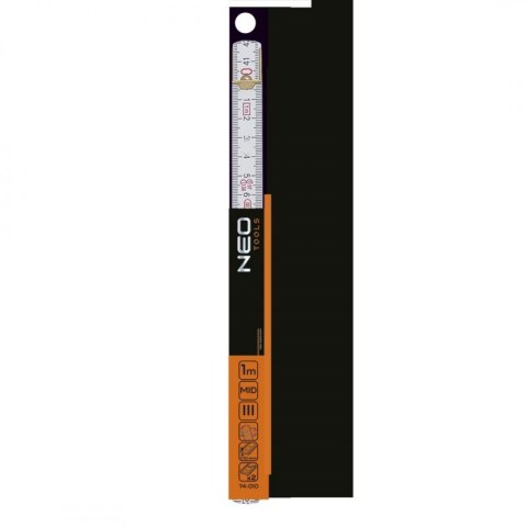 MIARA DREWNIANA SKŁADANA BIAŁO-ŻÓŁTA 1M NEO MIARA DREWNIANA SKŁADANA BIAŁO-ŻÓŁTA 1M NEO