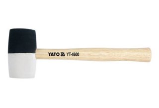 MŁOTEK GUMOWY CZARNO-BIAŁY 370G YATO