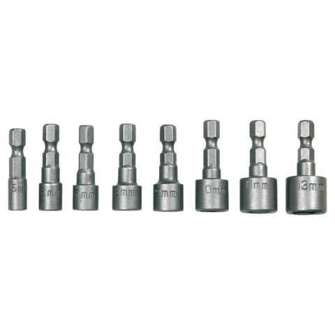 NASADKI WKRĘTAKÓW 1/4 5-13MM KOMPLET TOPEX NASADKI WKRĘTAKÓW 1/4 5-13MM KOMPLET TOPEX