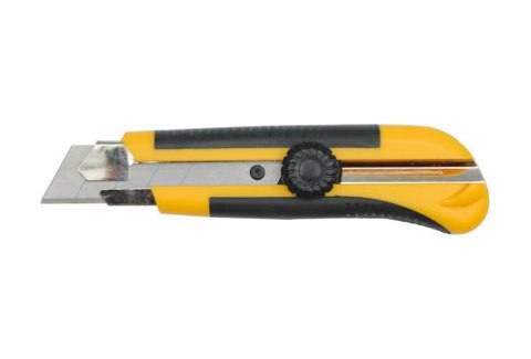 NÓŻ Z OSTRZEM ŁAMANYM 25MM METALOWY PROFESIONAL VOREL NÓŻ Z OSTRZEM ŁAMANYM 25MM METALOWY PROFESIONAL VOREL