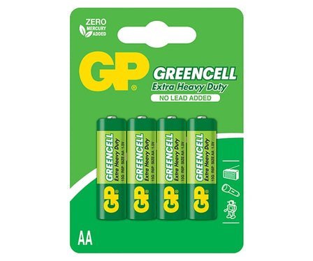 BATERIA GREENCELL 1.5V R6 4 SZTUKI GP BATTERY BATERIA GREENCELL 1.5V R6 4 SZTUKI GP BATTERY