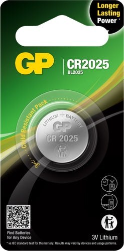 BATERIA GUZIKOWA LITOWA 3V CR2025 GP BATTERY BATERIA GUZIKOWA LITOWA 3V CR2025 GP BATTERY
