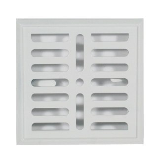 KRATKA METALOWA MALOWANA 14*14CM BIAŁA UN