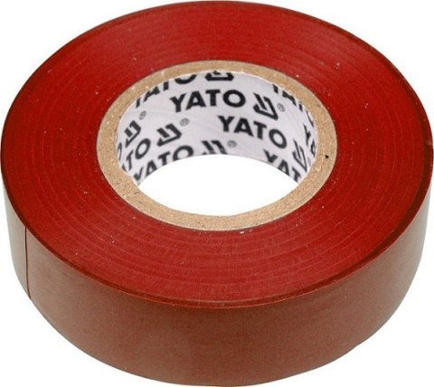 TAŚMA ELEKTROIZOLACYJNA 19MM*20M CZERWONA YATO TAŚMA ELEKTROIZOLACYJNA 19MM*20M CZERWONA YATO
