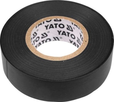 TAŚMA ELEKTROIZOLACYJNA CZARNA 19MM*20M YATO TAŚMA ELEKTROIZOLACYJNA CZARNA 19MM*20M YATO