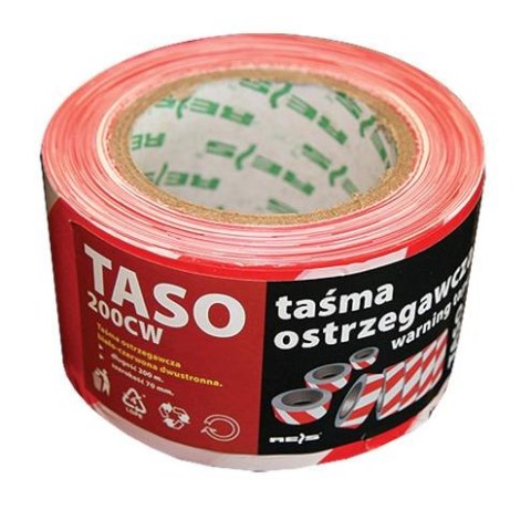 TAŚMA OSTRZEGAWCZA BIAŁO-CZERWONA 70MM*200M UN TAŚMA OSTRZEGAWCZA BIAŁO-CZERWONA 70MM*200M UN