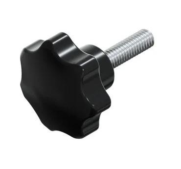 UCHWYT BAKELITOWY Z TRZPIENIEM CZARNY M5*15MM DIN6336L UN UCHWYT BAKELITOWY Z TRZPIENIEM CZARNY M5*15MM DIN6336L UN