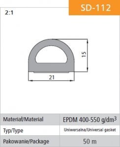 USZCZELKA SAMOPRZYLEPNA CZARNA SD-112-0 21*15MM MB STOMIL USZCZELKA SAMOPRZYLEPNA CZARNA SD-112-0 21*15MM MB STOMIL