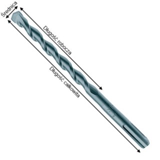 WIERTŁO SDS-PLUS 10*210MM MAKITA