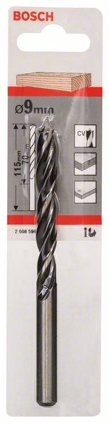 WIERTŁO SPIRALNE DO DREWNA 9*80/120MM BOSCH WIERTŁO SPIRALNE DO DREWNA 9*80/120MM BOSCH